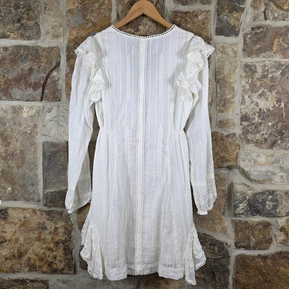 NWT Free People Isabella Embroidered Swiss Dots Dress - Picture 4 of 7